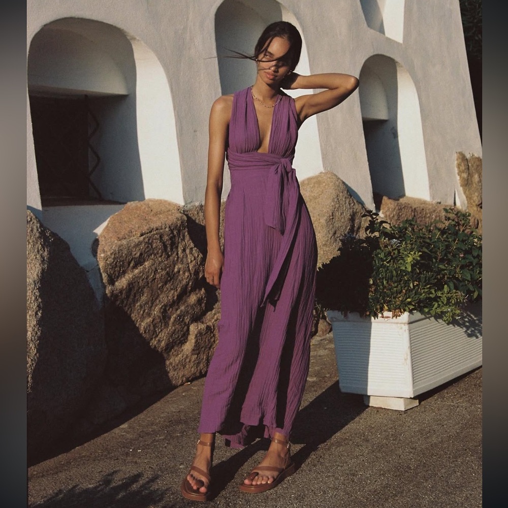 FAITHFULL THE BRAND TROPIQUES MAXI DRESS